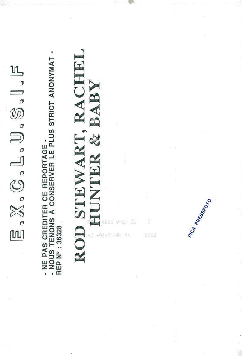 Rod Stewart on the beach - Vintage Photograph