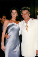 Rod Stewart and Rachel Hunter on a charity gala in Los Angeles - Vintage Photograph