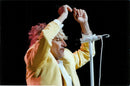 Rod Stewart appears on the Globe - Vintage Photograph