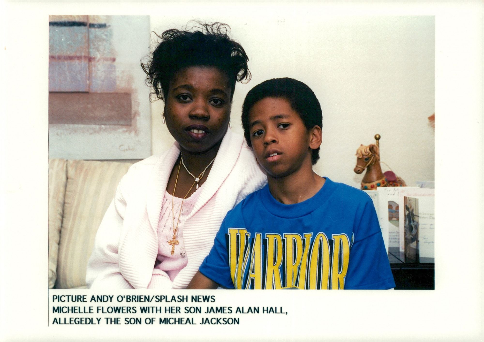 Michelle Flowers with his son James Alan Hall allegedly being Michael