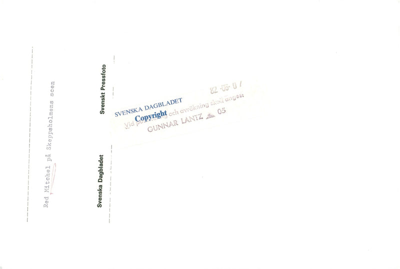 Musician Red Mitchell on Skeppsholmen scene - Vintage Photograph