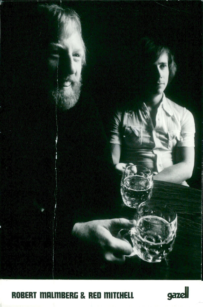 Musician Red Mitchell and Robert Mitchell - Vintage Photograph