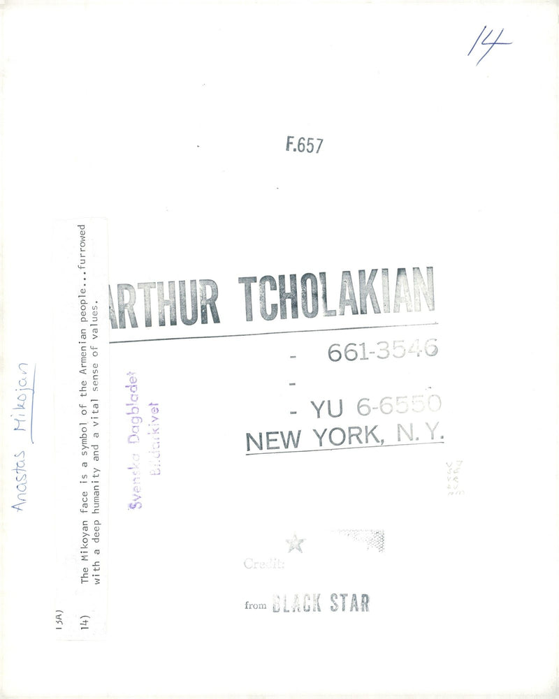 Anastas Mikojan - Vintage Photograph