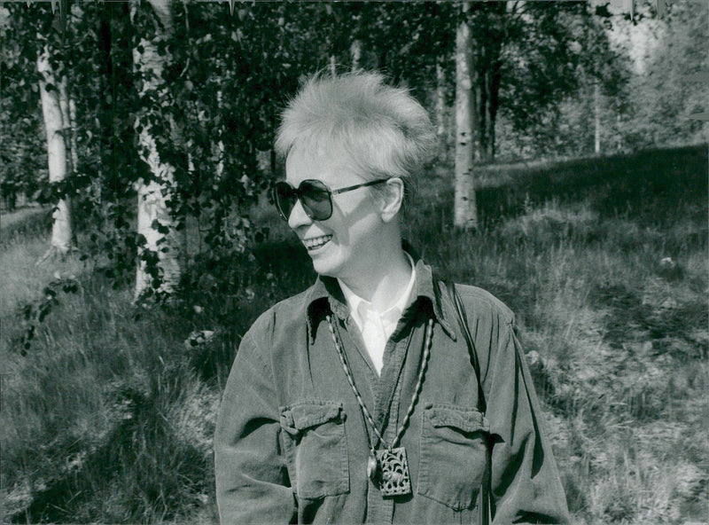 The author Sara Lidman - Vintage Photograph