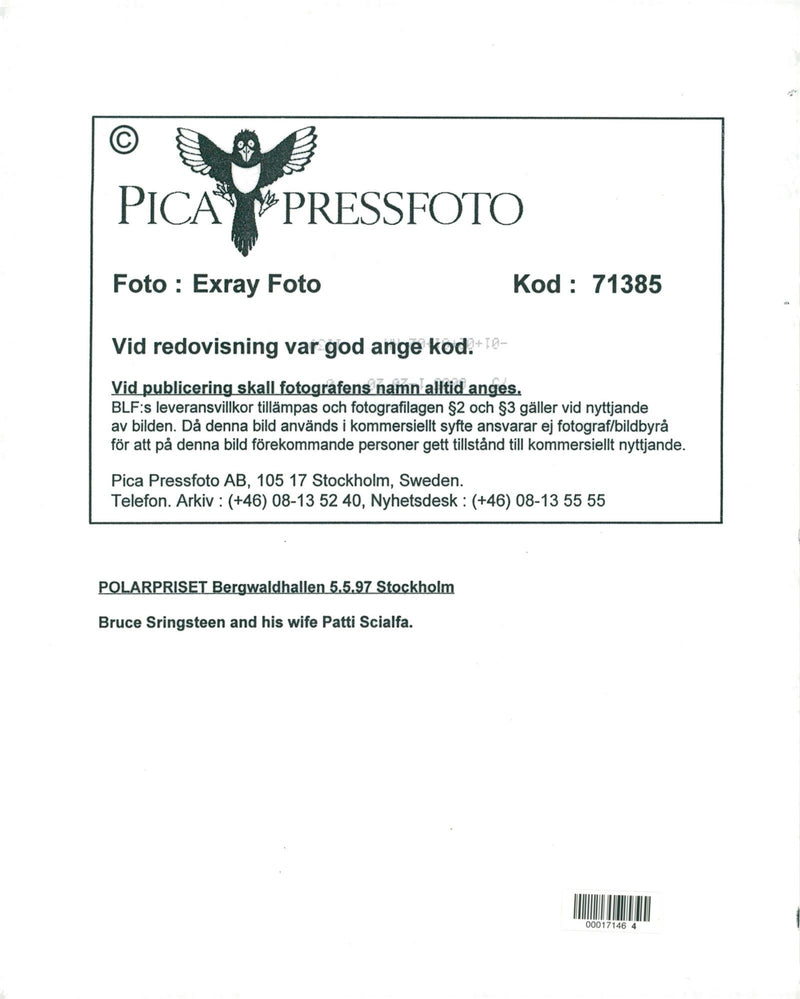 Bruce Springsteen and Patti Scialfa&
