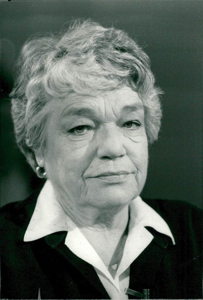 Portrait of Simone Signoret - Vintage Photograph