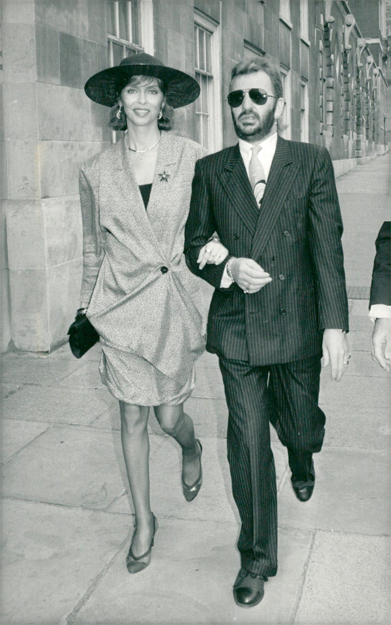 Ringo Starr and Barbara Bach - Vintage Photograph