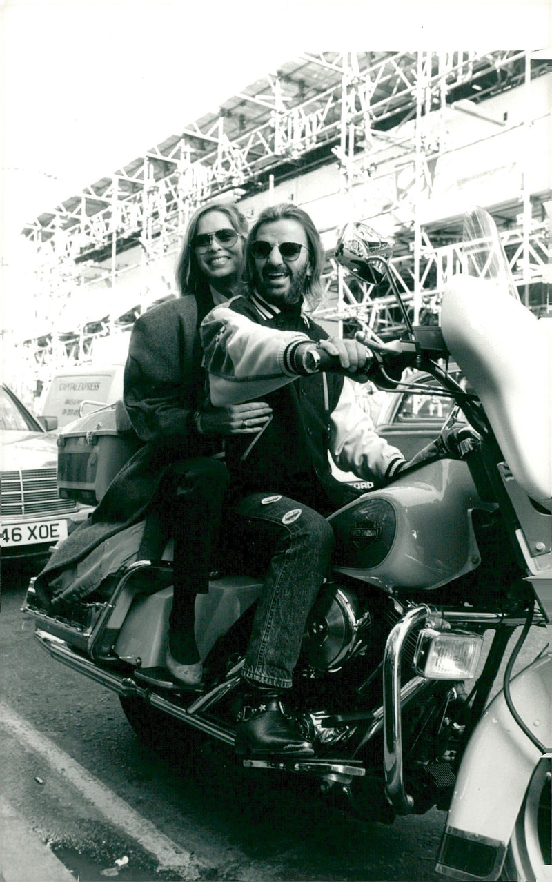 Ringo Starr and Barbara Bach - Vintage Photograph
