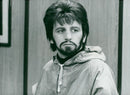 Ringo Starr unrecognisable in a beard - Vintage Photograph