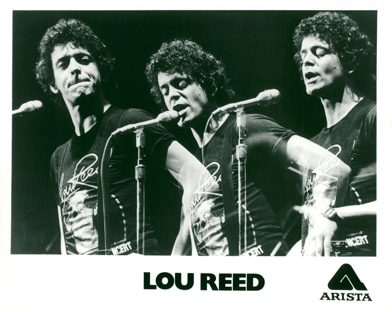 Rock musician Lou Reed - Vintage Photograph