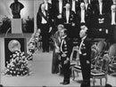 Princess Margaretha of Denmark, King Carl XVI Gustaf and Prince Bertil during the Nobel Prize in the Concert Hall - Vintage Photograph