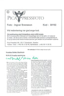 Royal expedition at Stockholm Castle - a nipple designed by Gunnar CyrÃ©n - Vintage Photograph