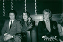 Philippe Junotrand, Princess Caroline of Monaco and Rod Stewart at Club 78 in Paris. - Vintage Photograph