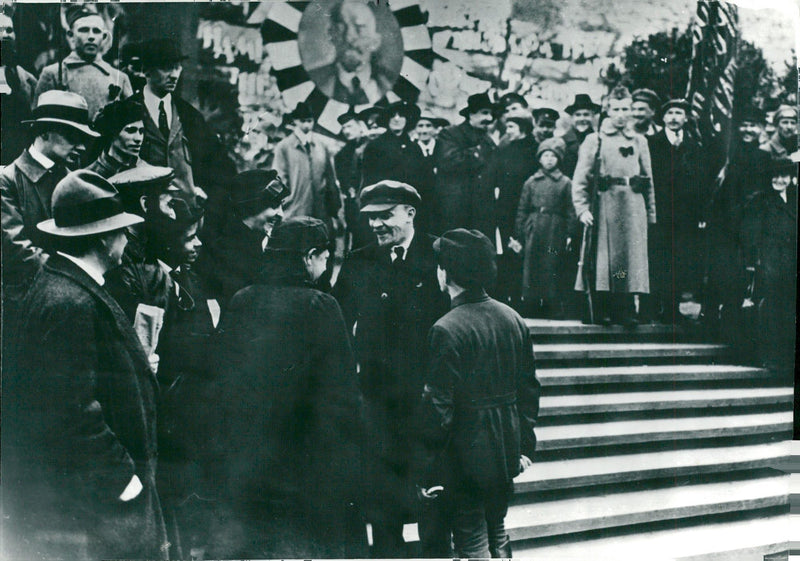 Vladimir Lenin, politician of the Soviet Union - Vintage Photograph