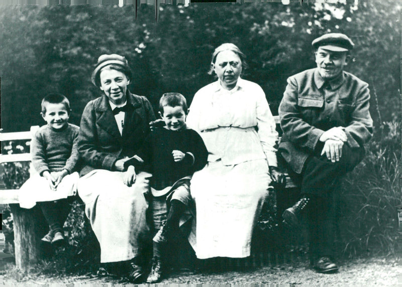 Vladimir Lenin, Politician Soviet Union - Family Photography - Vintage Photograph