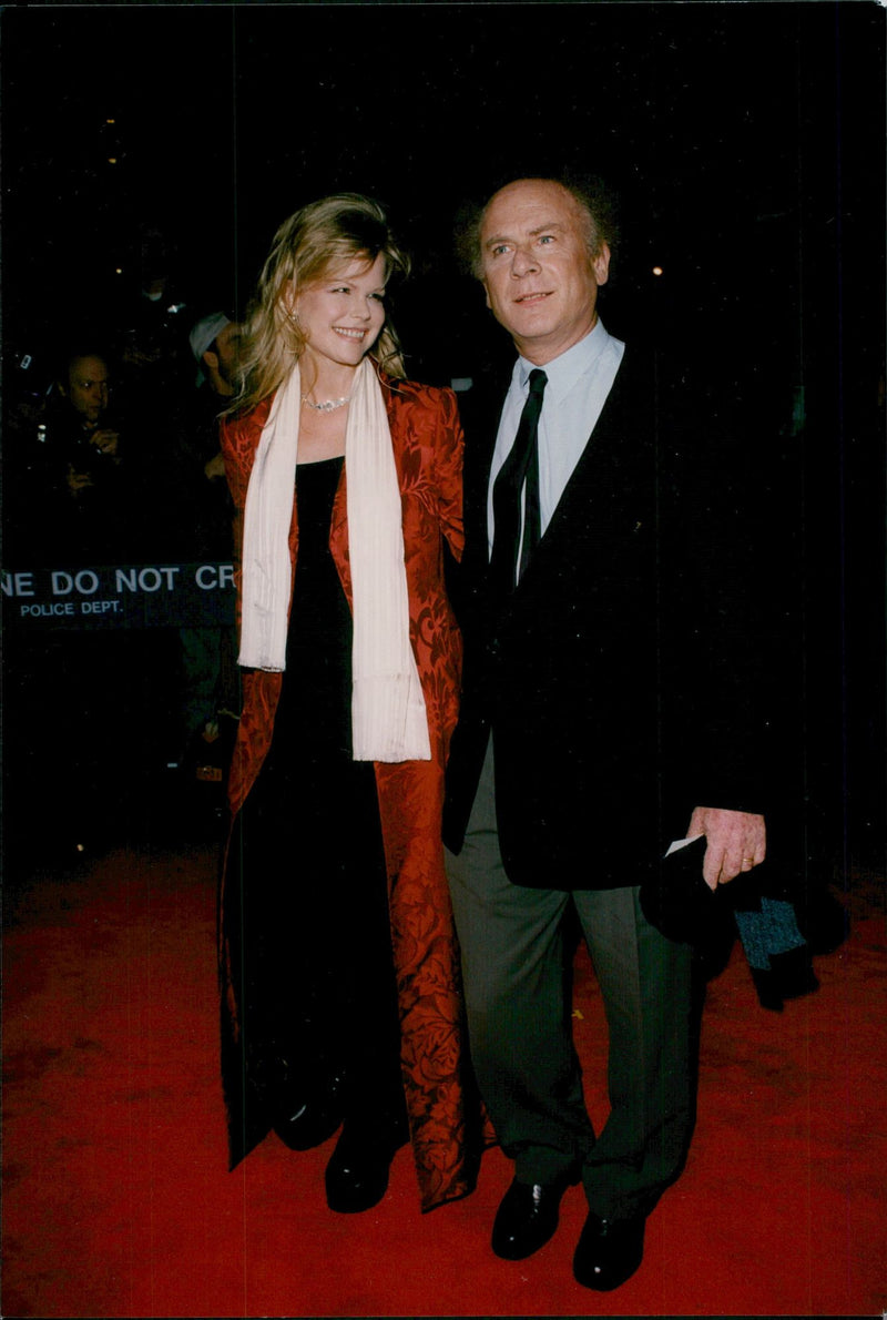 Art Garfunkel together with his wife Kathryn (Kim) Cermack Garfunkel during the premiere of &quot;As Good As It Gets&quot; - Vintage Photograph