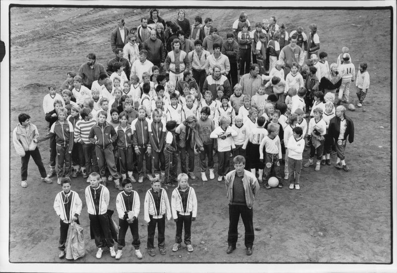 Football team in Hammarby - Vintage Photograph