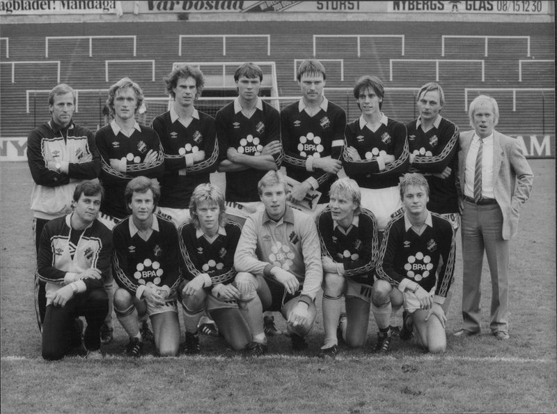 AIK football team - Vintage Photograph