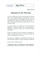 Madonna leaves his apartment at Central Park with his driver - Vintage Photograph