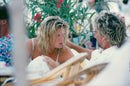 Singer Rod Stewart together with his wife Rachel Hunter during the couple&