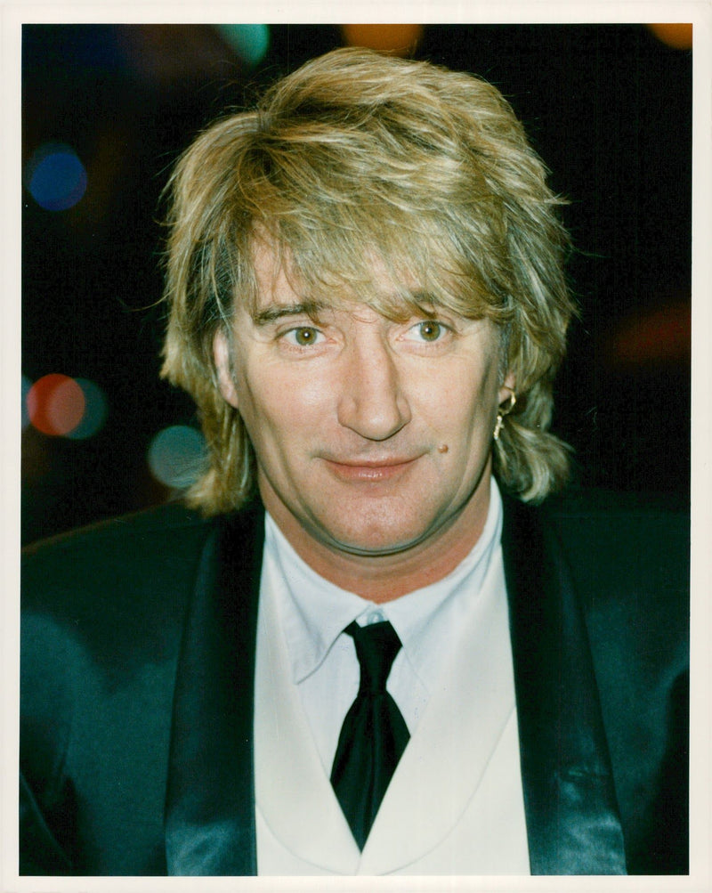 Singer Rod Steward. - Vintage Photograph