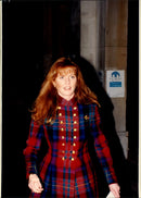 Sarah Ferguson arrives at a concert with London Charity - Vintage Photograph