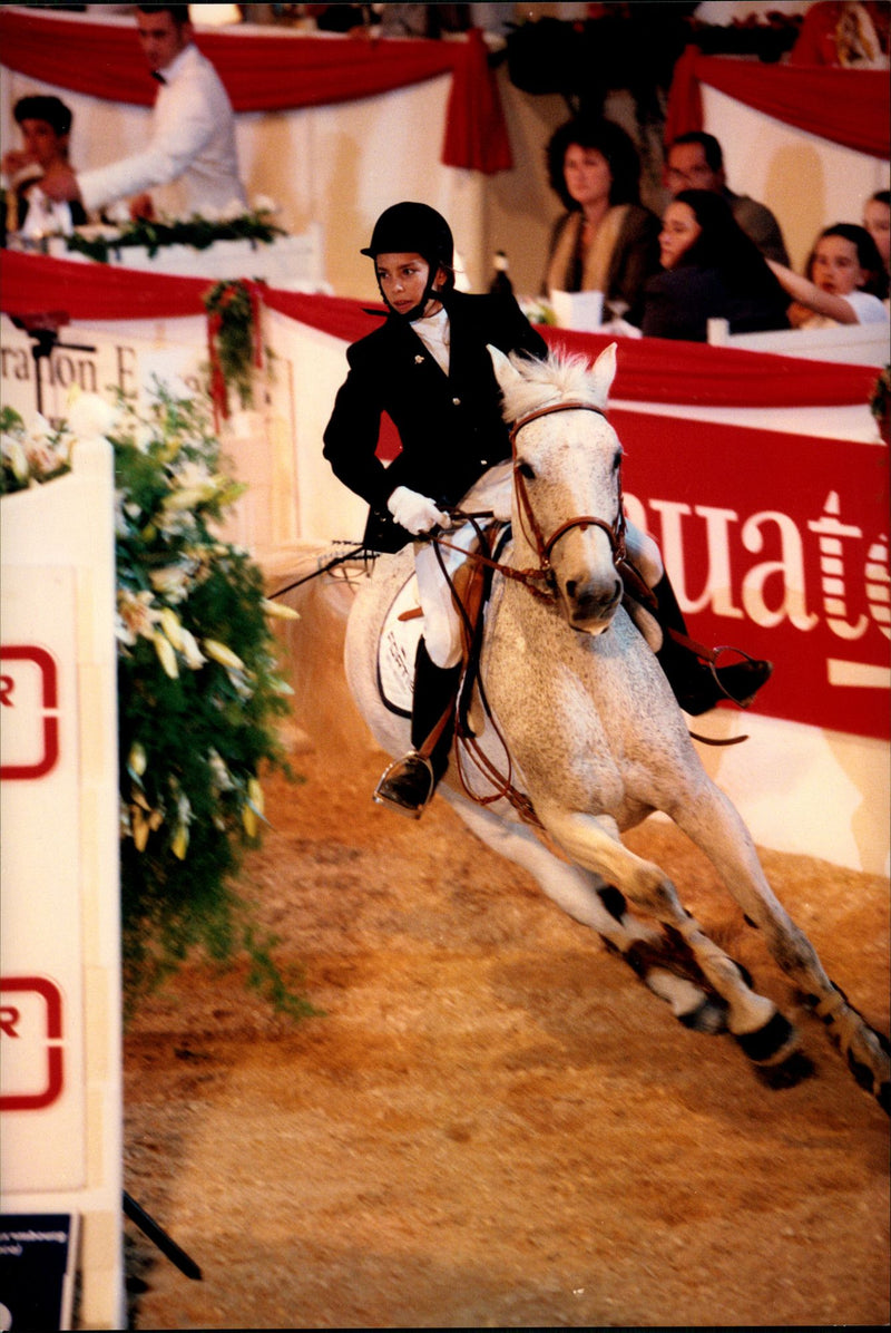 Charlotte Casiraghi is a good rider and competes in jumping. This time there was also Grandpa&