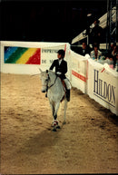 Charlotte Casiraghi is a good rider and competes in jumping. This time it became a fourth place. - Vintage Photograph