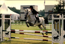 Charlotte Casiraghi at a jump competition in Lummen - Vintage Photograph
