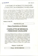 Charlotte Casiraghi at a jump competition in Lummen - Vintage Photograph