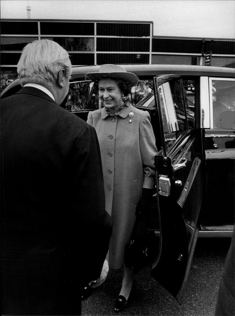 Queen Elizabeth II visiting Sweden - Vintage Photograph