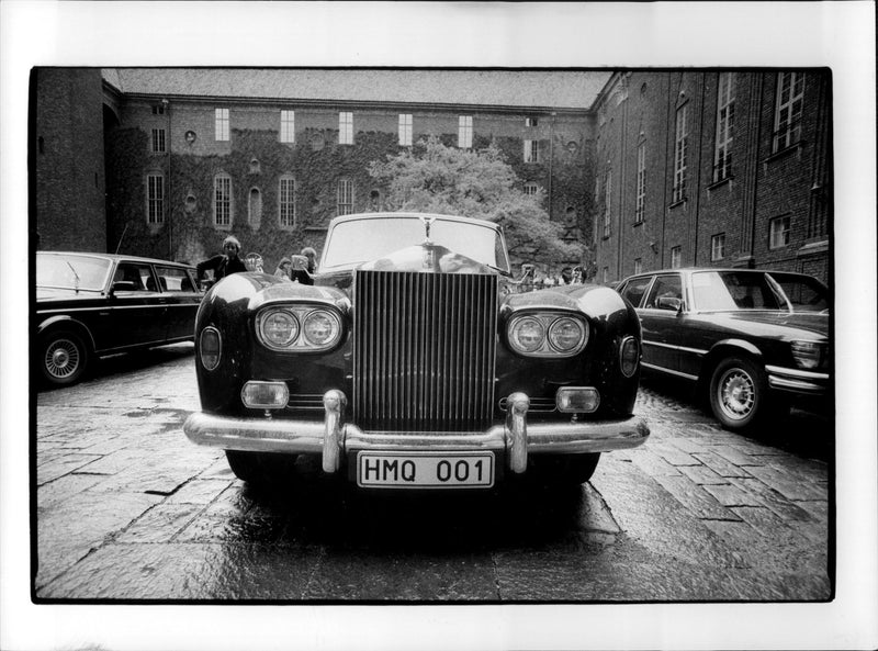 Queen Elizabeth II and Prince Philips State Visit in Sweden - Vintage Photograph