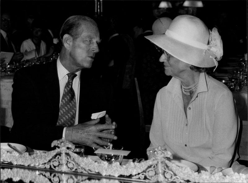 Queen Elizabeth II and Prince Philips State Visit in Sweden - Vintage Photograph