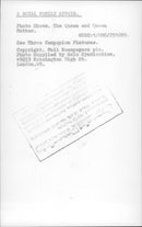 Queen Elizabeth and Queen Mother - Vintage Photograph