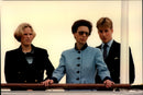 Princess Anne with her daughter Zara and Prince William during Queen Elizabeth&