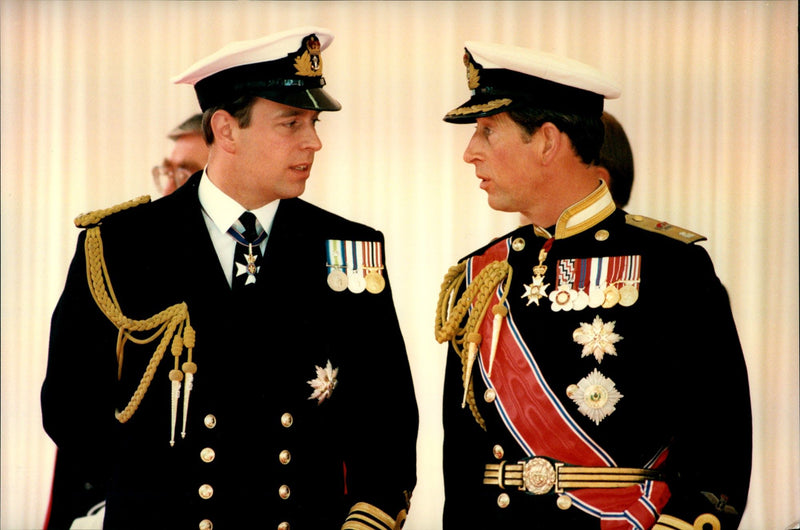 Prince Andres and Prince Charles in conjunction with the visit of the Norwegian King&