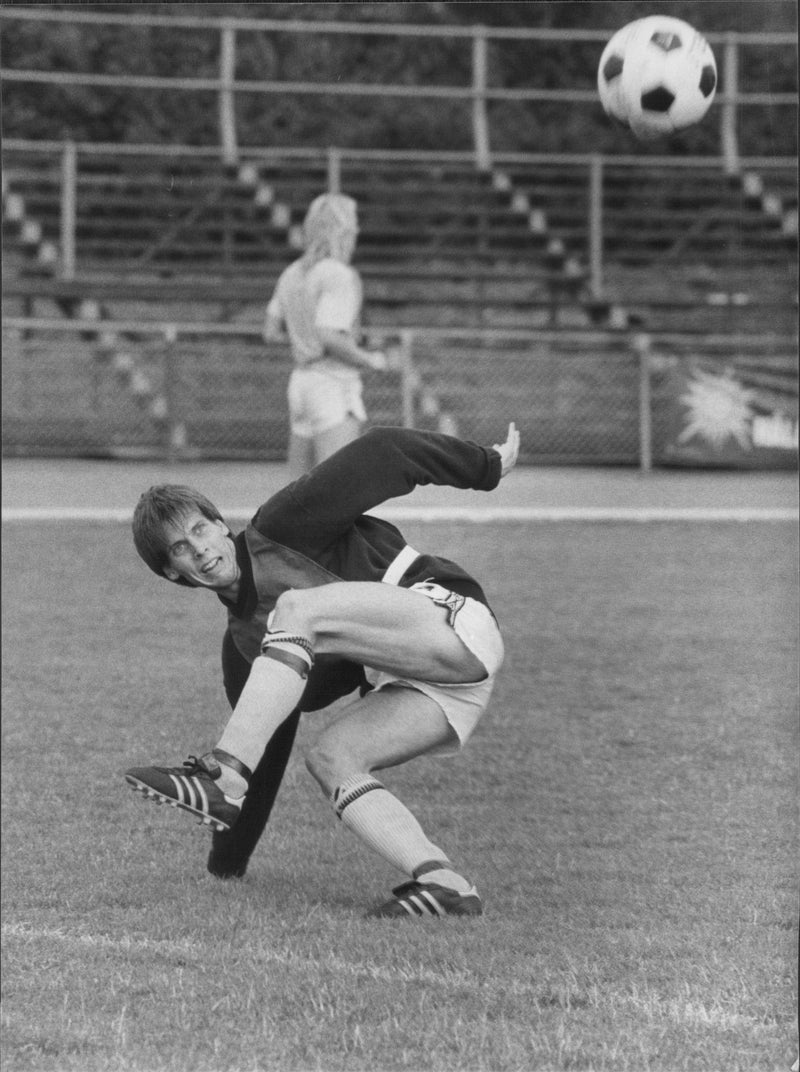 Football player Thomas Johansson - Vintage Photograph