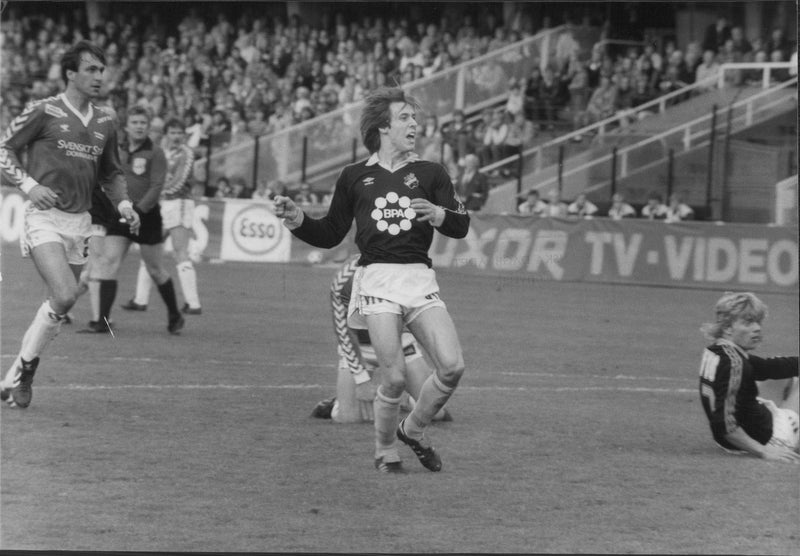 Football player Thomas Johansson - Vintage Photograph