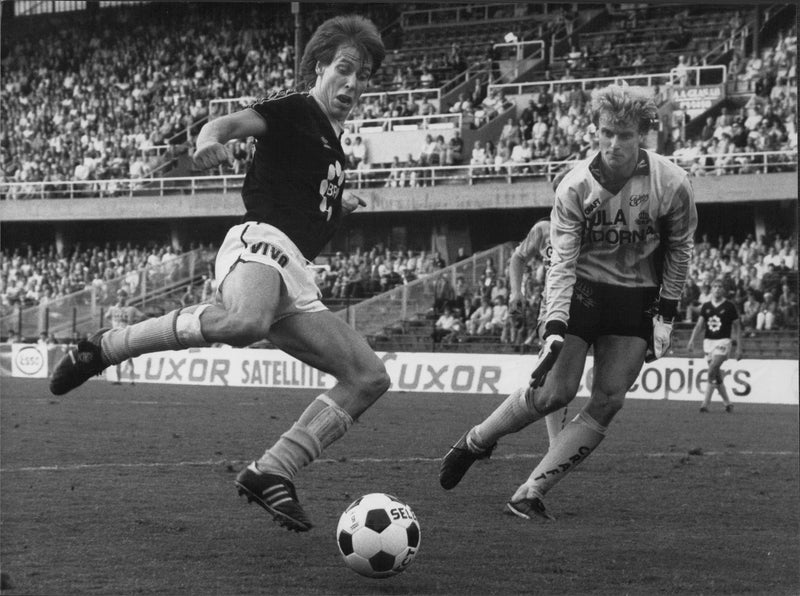 Football player Thomas Johansson - Vintage Photograph