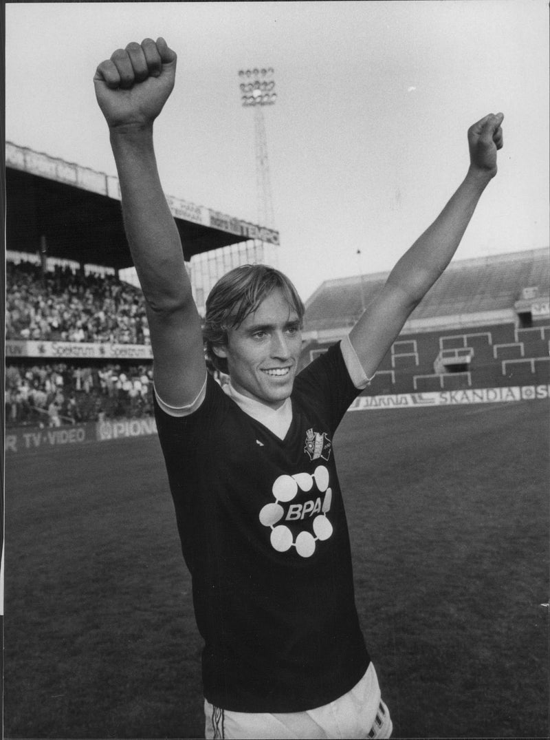 BjÃ¶rn &quot;Butta&quot; Johansson, football player AIK - Vintage Photograph