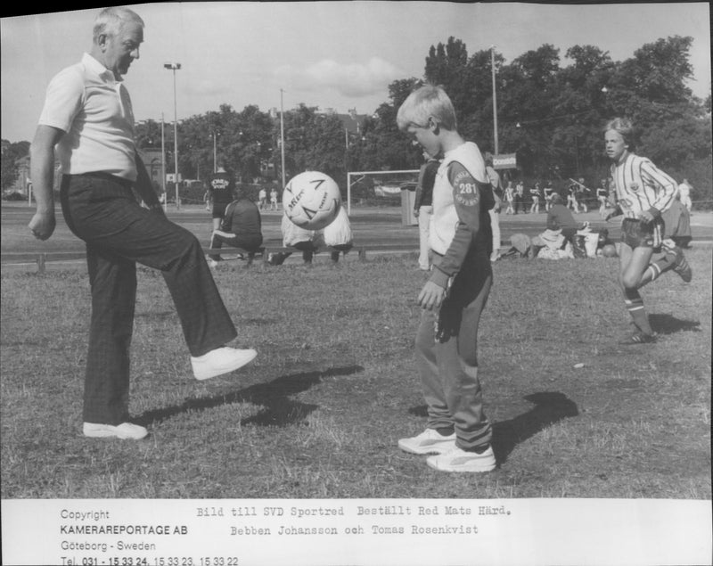 Bertil &quot;Bebben&quot; Johansson and Tomas Rosenkvist - Vintage Photograph