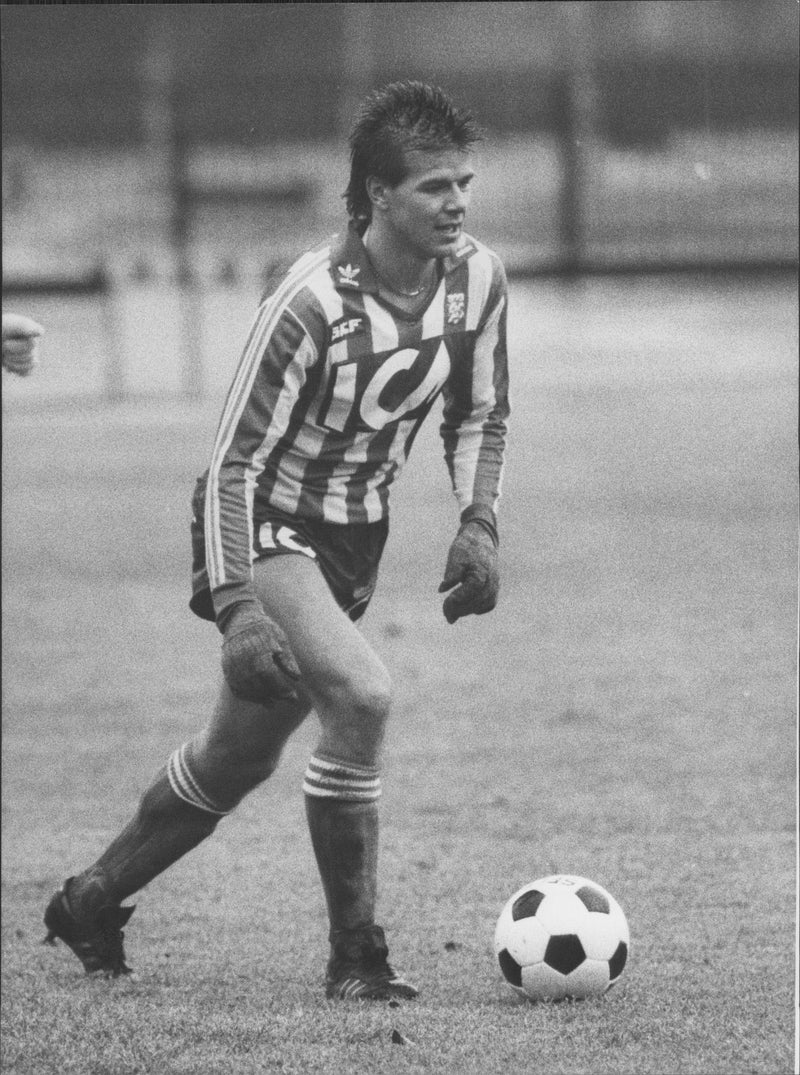 Football player Roland Jansson - Vintage Photograph