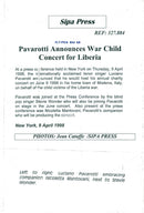 Luciano Pavarotti with his partner Nicoletta Mantovani and Stevie Wonder - Vintage Photograph