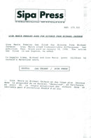 Lisa Marie Presley and Michael Jackson welcome a crowd of children to the Neverland Ranch - Vintage Photograph