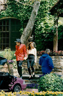 Lisa Marie Presley and Michael Jackson welcome a crowd of children to the Neverland Ranch - Vintage Photograph