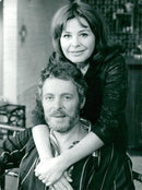 Maj-Britt Nilsson and Sven Lindberg in the Neil Simon-play &quot;Prison on the Second Avenue&quot; - Vintage Photograph