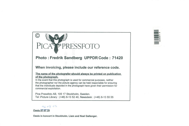 Liam and Noel Gallanger during the rock band&