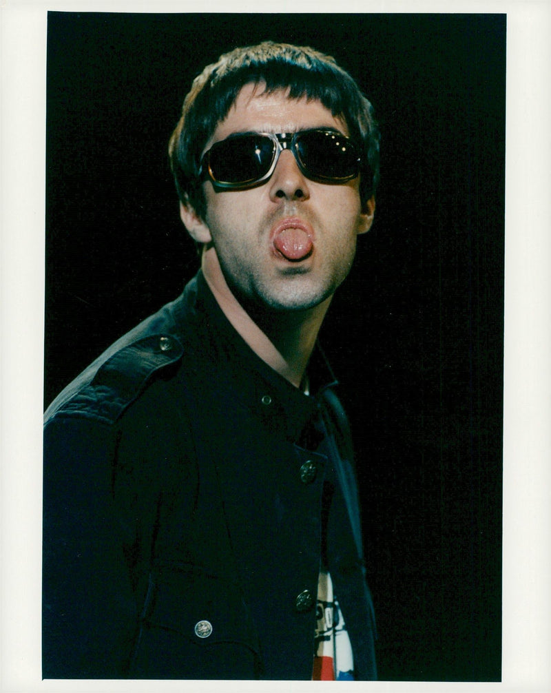 Rock group Oasis member, Liam Gallanger. - Vintage Photograph