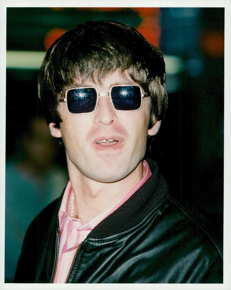 Noel Gallagher, singer in the rock group Oasis. - Vintage Photograph