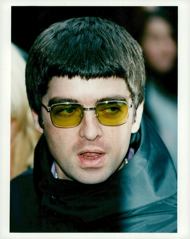 Rock group Oasis member, Noel Gallanger. - Vintage Photograph